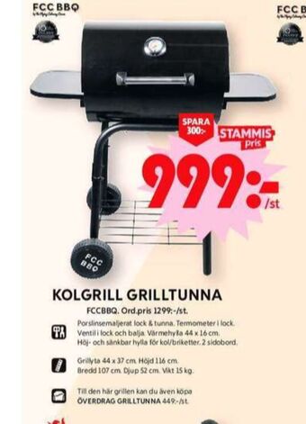 ICA Maxi Fcc bbq grill erbjuda