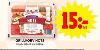 ICA Maxi Lithells hot dogs erbjuda