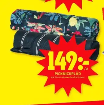 ICA Kvantum Ica picknickpläd erbjuda