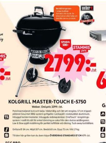 ICA Maxi Weber klotgrill erbjuda