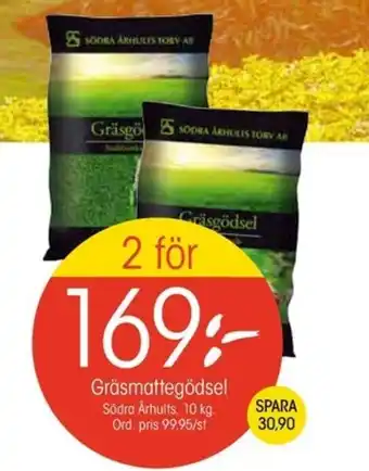 EKO Södra Århults Gräsmattegödsel 10kg erbjuda