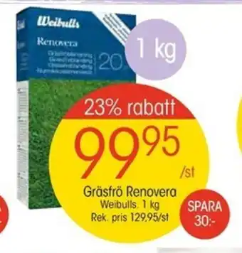 Weibulls Gräsfrö Renovera 1kg