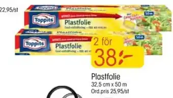 EKO Toppits Plastfolie 32,5cm x 50m erbjuda
