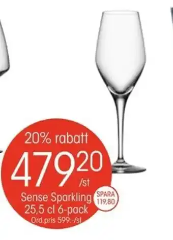Sense Sparkling 25,5cl 6-pack