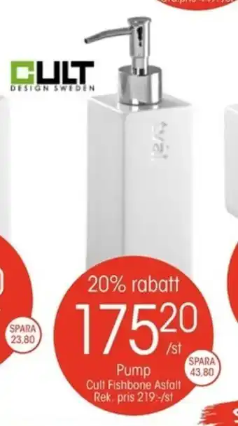 EKO Cult Fishbone Asfalt Pump erbjuda
