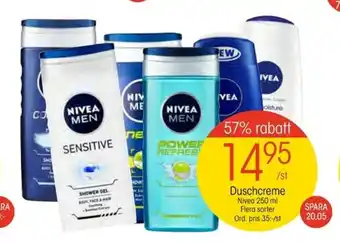 EKO Nivea Duschcreme 250ml erbjuda