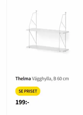Thelma Vägghylla, B 60 cm