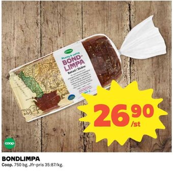 Coop BONDLIMPA Coop. erbjuda