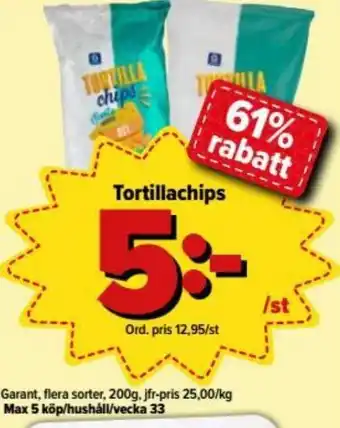 Garant Tortillachips 200g