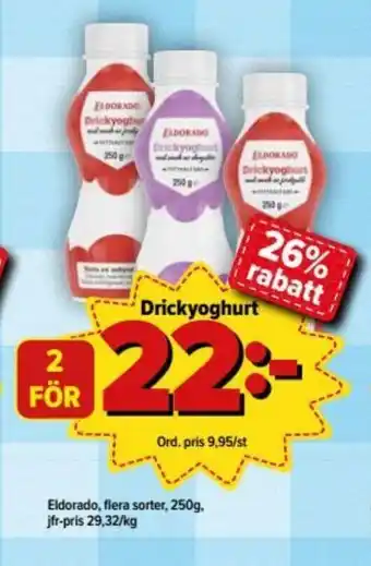 Östenssons Eldorado Drickyoghurt 250g erbjuda