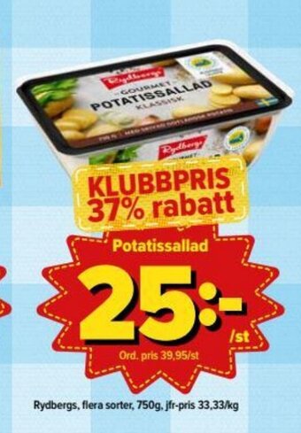 Rydbergs Potatissallad 750g