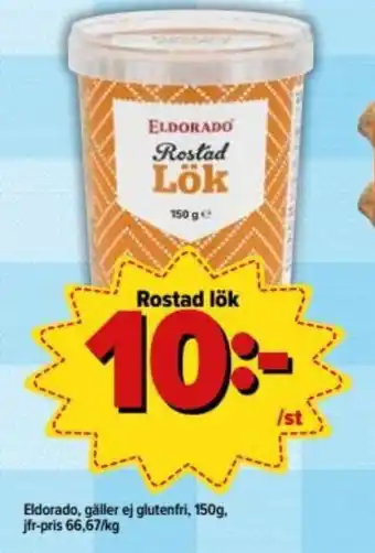 Östenssons Eldorado Rostad Lök 150g erbjuda