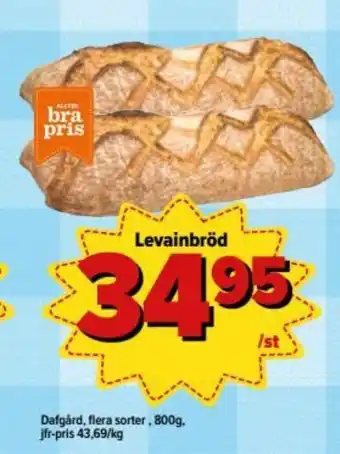 Dafgård Levainbröd 800g