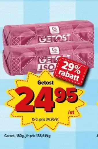 Garant Getost 180g