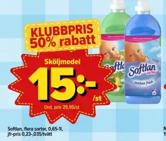 Softlan Sköljmedel 0,65-1l