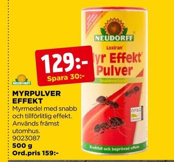 Jem&Fix Myrpulver effekt erbjuda