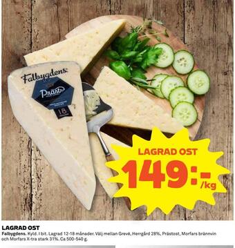 Coop Daglivs Lagrad ost erbjuda