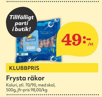 Hemköp Frysta räkor erbjuda