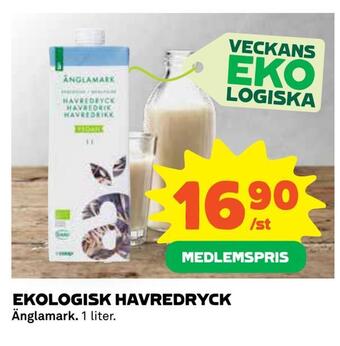 Coop Daglivs Ekologisk havredryck erbjuda