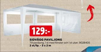 Jem&Fix Sidvägg paviljong erbjuda