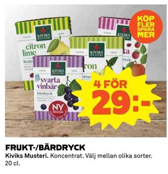 Coop Daglivs Frukt-/bärdryck erbjuda