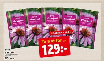 Jem&Fix Plantjord erbjuda
