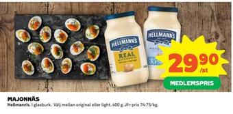 Coop Daglivs Majonnäs erbjuda