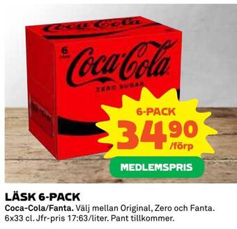 Coop Daglivs Läsk 6-pack erbjuda