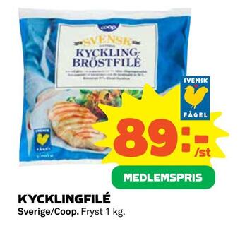 Coop Daglivs Kycklingfilé erbjuda