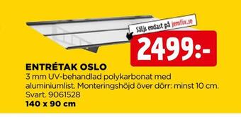 Jem&Fix Entrétak oslo erbjuda