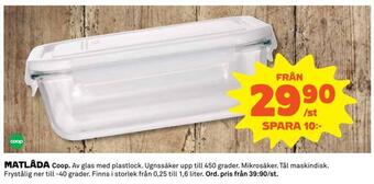 Coop Daglivs Matlåda erbjuda