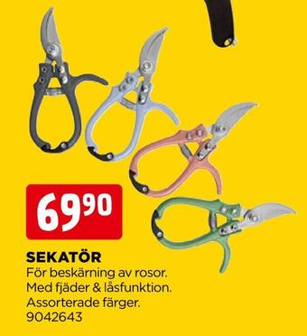 Jem&Fix Sekatör erbjuda