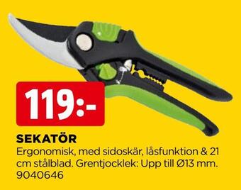 Jem&Fix Sekatör erbjuda