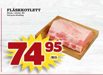 Din Mat Fläskkotlett erbjuda