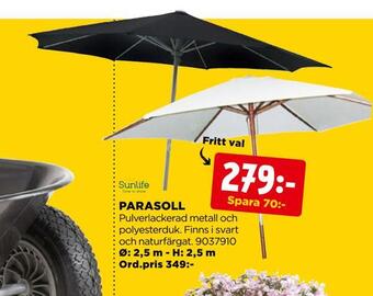 Jem&Fix Parasoll erbjuda