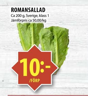 Matvärlden Tensta Romansallad erbjuda