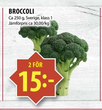 Matvärlden Tensta Broccoli erbjuda