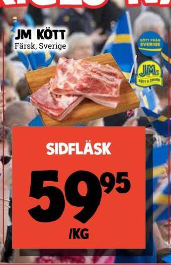 MatArket Sidfläsk erbjuda