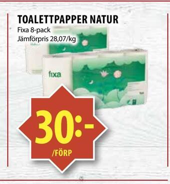Matvärlden Tensta Toalettpapper natur erbjuda