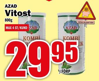 Matdax Vitost erbjuda