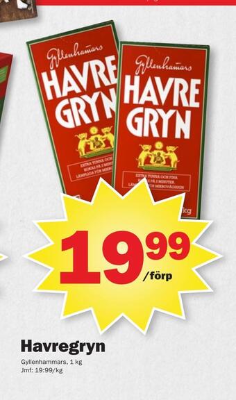 Pekås Havregryn erbjuda