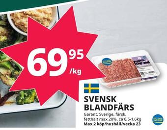 Tempo Svensk blandfärs erbjuda