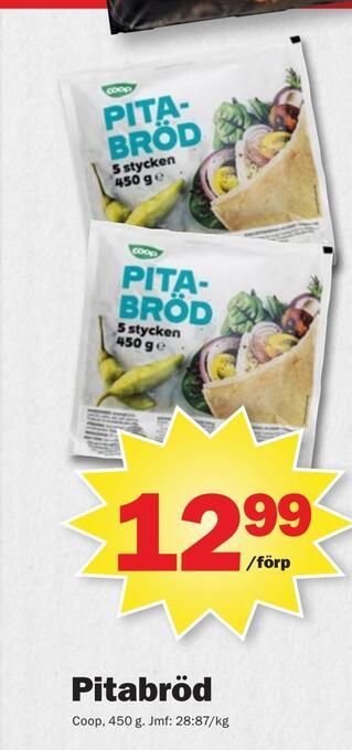 Pekås Pitabröd erbjuda