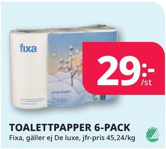 Tempo Toalettpapper 6-pack erbjuda