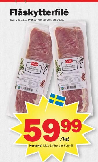 Pekås Fläskytterfilé erbjuda