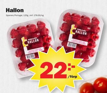 Pekås Hallon erbjuda