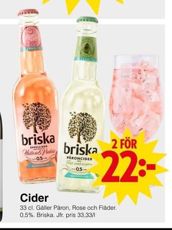 Matöppet Cider erbjuda