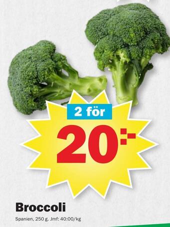 Pekås Broccoli erbjuda