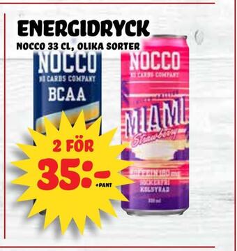 Nelins Energidryck erbjuda