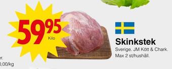 Matöppet Skinkstek erbjuda